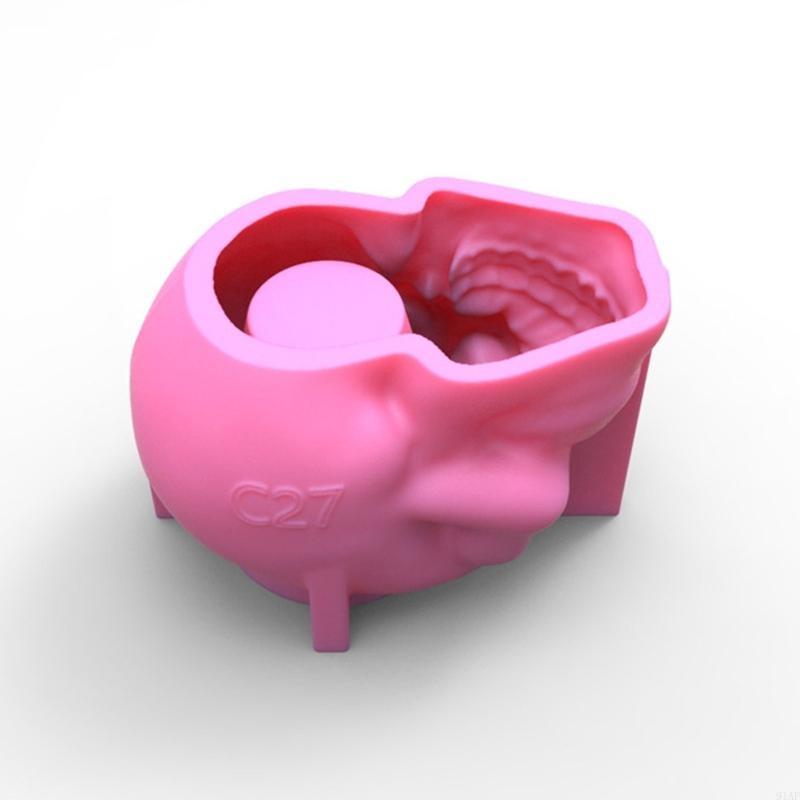Vaso flores caveira 3d, resina - Echeveria Succulent avaliação e preço