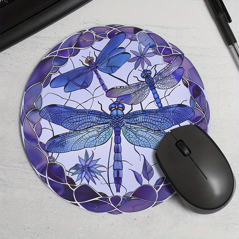 O mousepad redondo com padrão  - Tradescantia Purple avaliação e preço