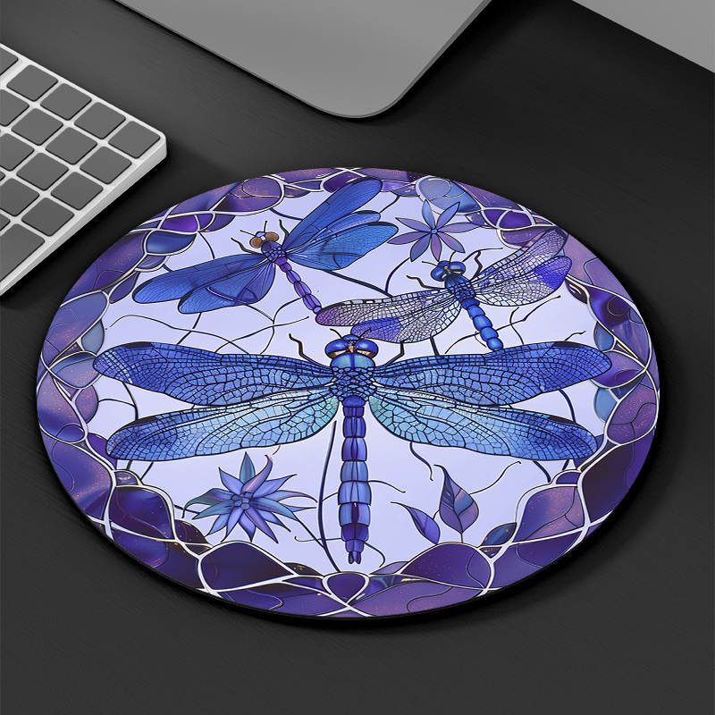 O mousepad redondo com padrão  - Tradescantia Purple avaliação e preço