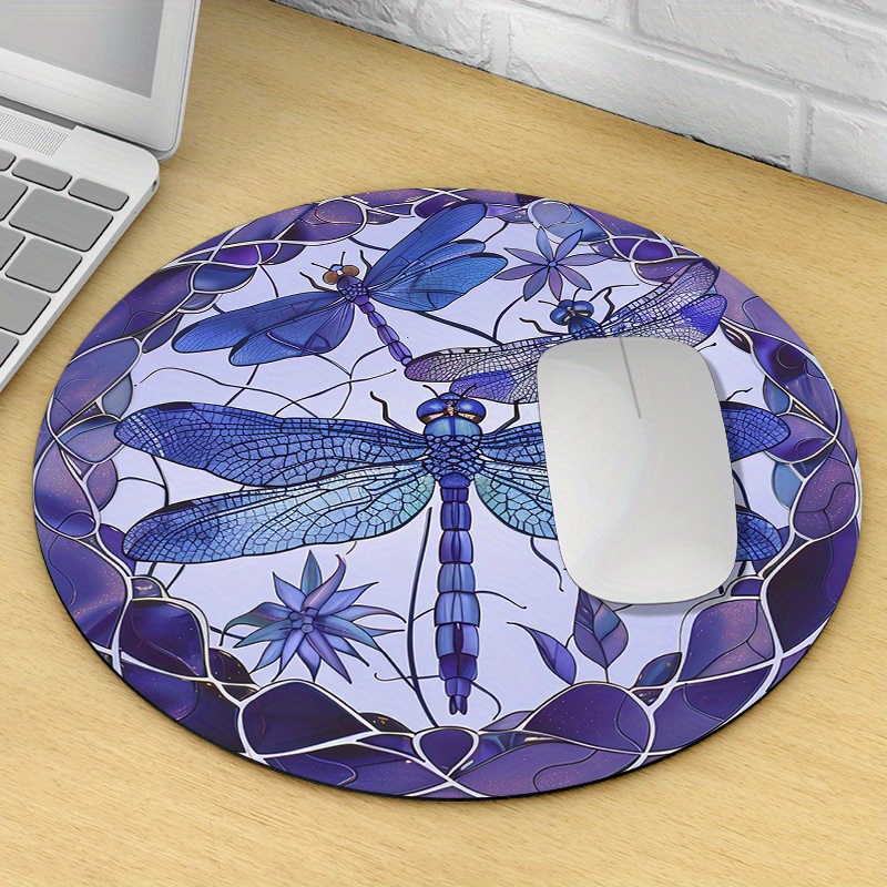 O mousepad redondo com padrão  - Tradescantia Purple avaliação e preço